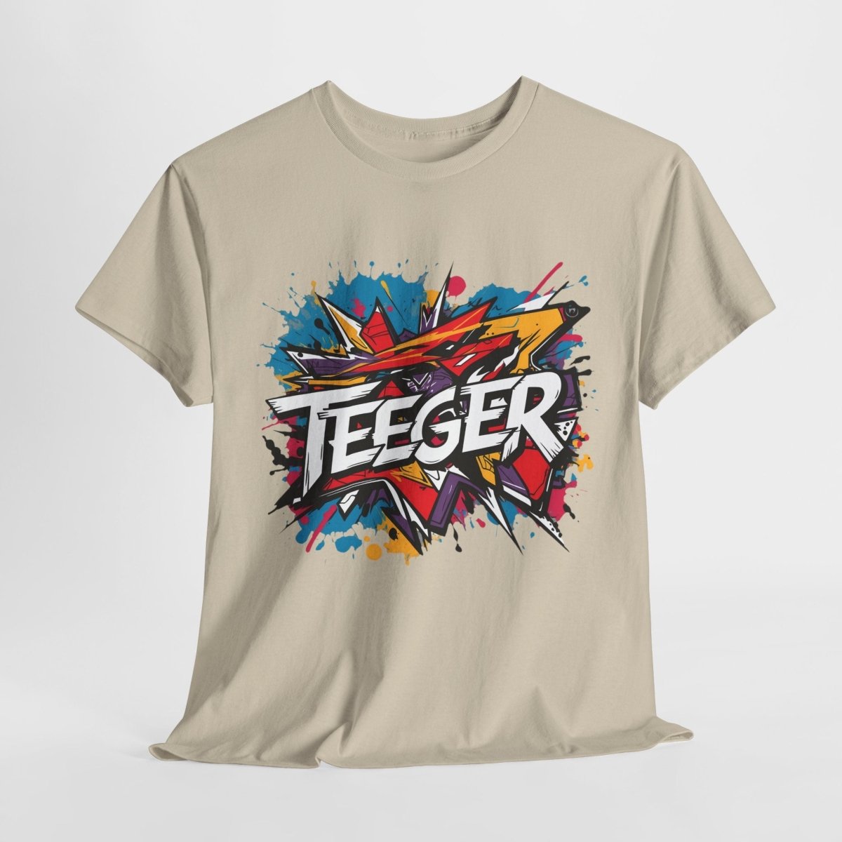 TeeGer T-Shirt – Kreatives Farbklecks Design - TeeGerDesign - T-Shirt - Brand