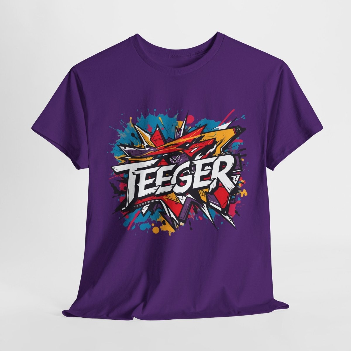 TeeGer T-Shirt – Kreatives Farbklecks Design - TeeGerDesign - T-Shirt - Brand