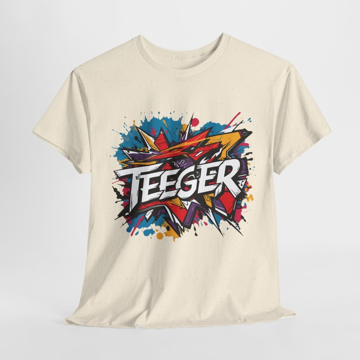 TeeGer T-Shirt – Kreatives Farbklecks Design - TeeGerDesign - T-Shirt - Brand