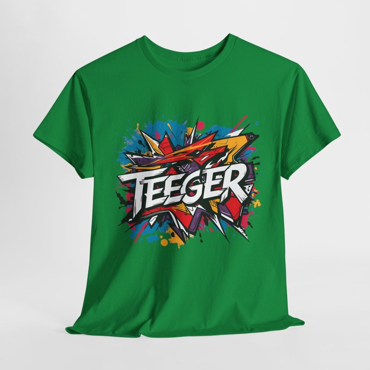 TeeGer T-Shirt – Kreatives Farbklecks Design - TeeGerDesign - T-Shirt - Brand