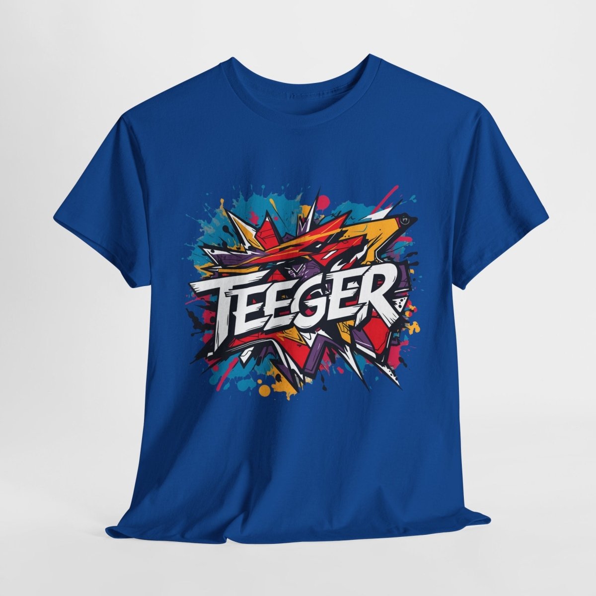 TeeGer T-Shirt – Kreatives Farbklecks Design - TeeGerDesign - T-Shirt - Brand