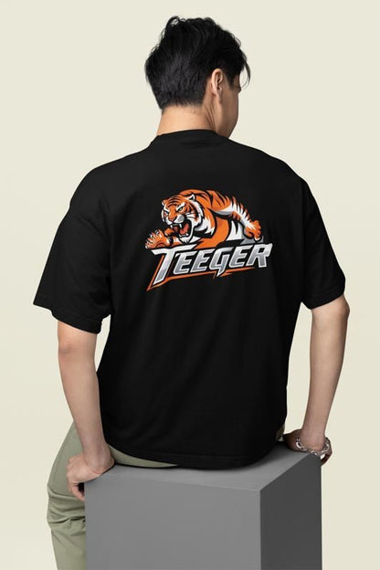 TeeGer T - Shirt mit angreifendem Tiger - TeeGerDesign - T - Shirt - Brand