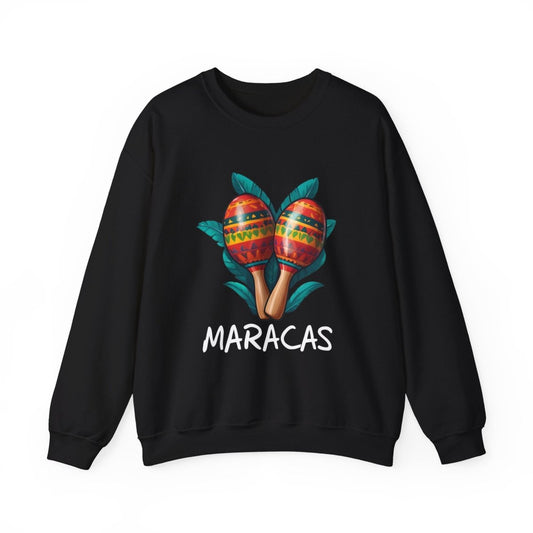 Trendiges Maracas Sweatshirt mit Latin Flair - TeeGerDesign - Sweatshirt - Crew neck