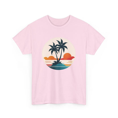 Trendiges Sommer T - Shirt mit Palmen - TeeGerDesign - T - Shirt - Crew neck