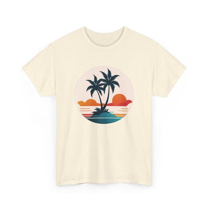 Trendiges Sommer T - Shirt mit Palmen - TeeGerDesign - T - Shirt - Crew neck