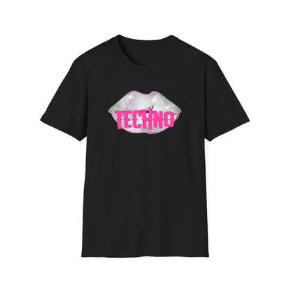 Trendiges Techno Lips T - Shirt - TeeGerDesign - T - Shirt - Cotton