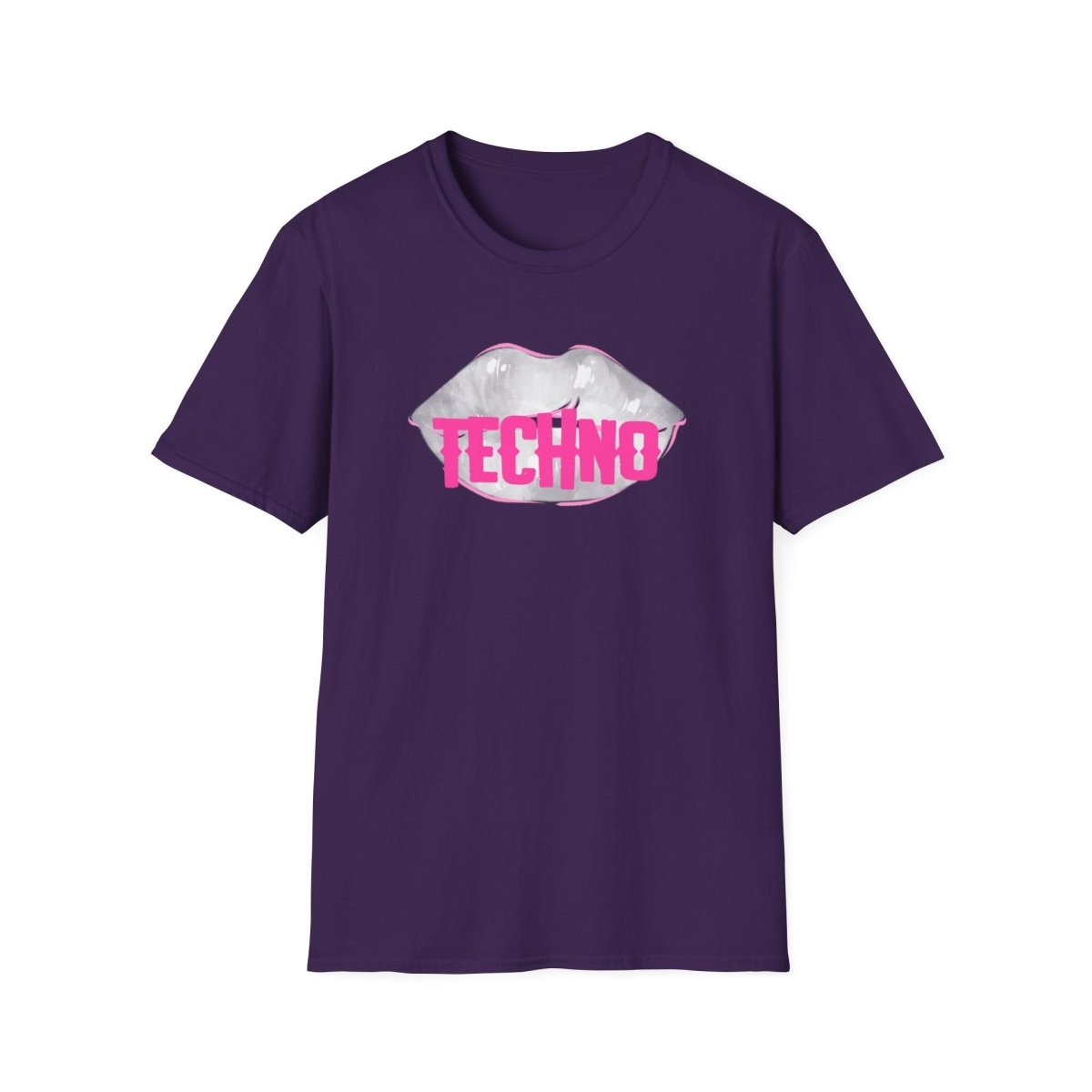 Trendiges Techno Lips T - Shirt - TeeGerDesign - T - Shirt - Cotton