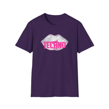 Trendiges Techno Lips T - Shirt - TeeGerDesign - T - Shirt - Cotton