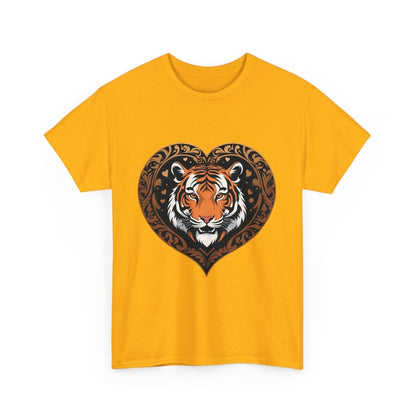 Trendiges Tiger Herzform Logo T - Shirt - TeeGerDesign - T - Shirt -