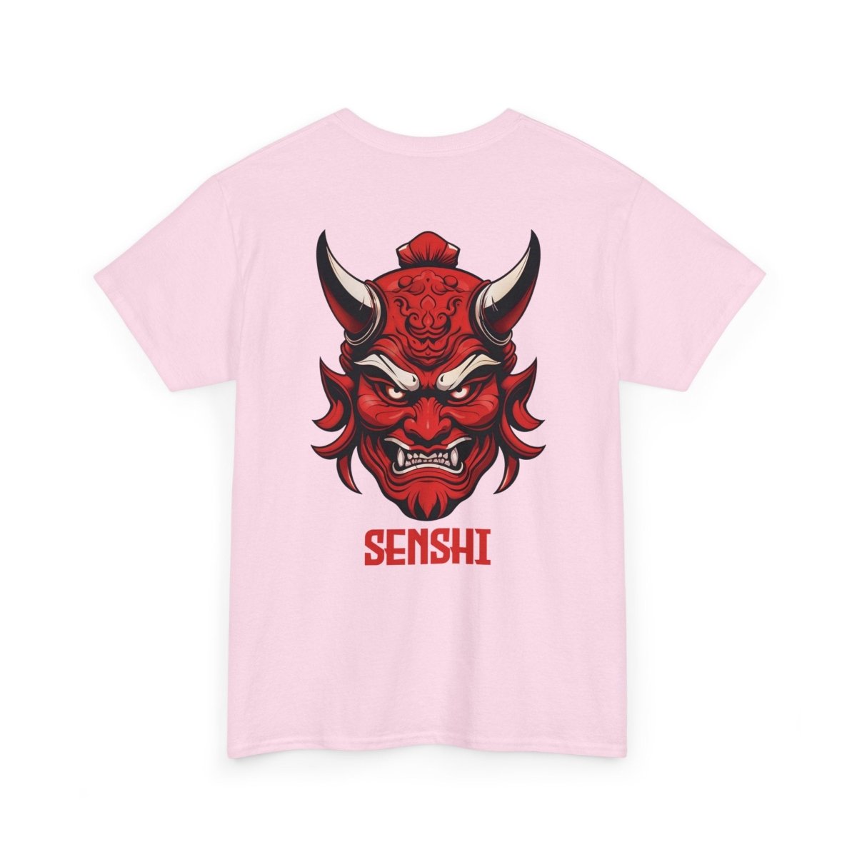 Unique Warrior Senshi T - Shirt mit Oni - Maske - TeeGerDesign - T - Shirt - Crew neck