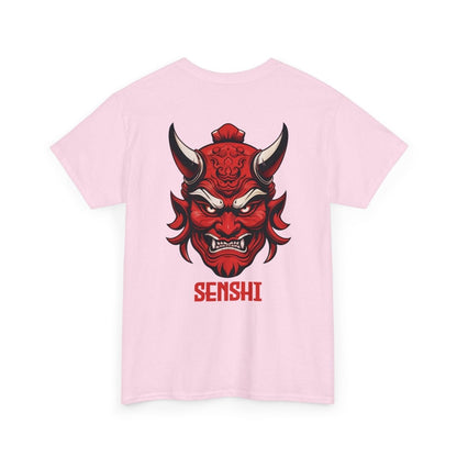 Unique Warrior Senshi T - Shirt mit Oni - Maske - TeeGerDesign - T - Shirt - Crew neck