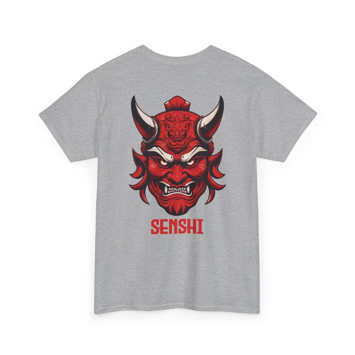 Unique Warrior Senshi T - Shirt mit Oni - Maske - TeeGerDesign - T - Shirt - Crew neck