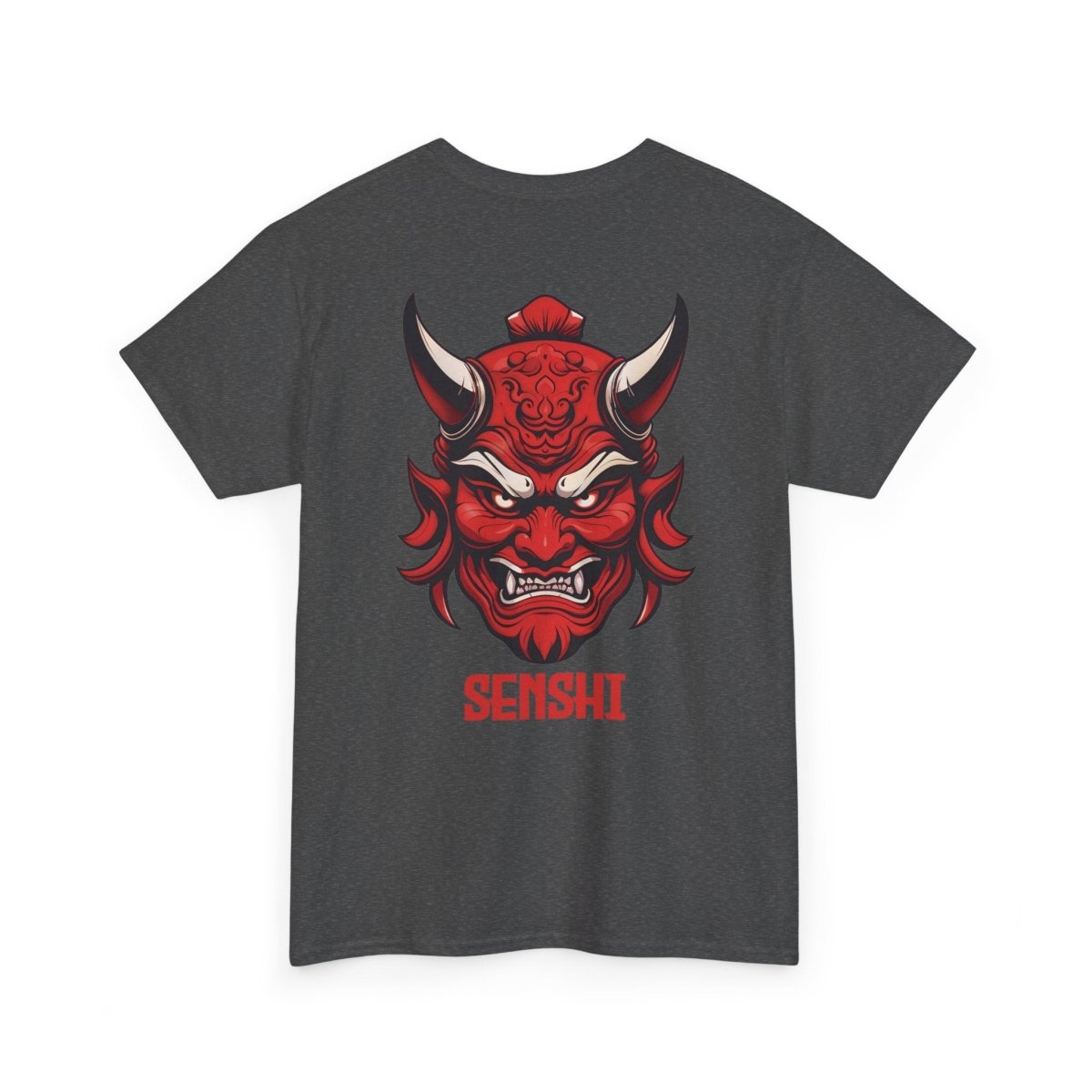 Unique Warrior Senshi T - Shirt mit Oni - Maske - TeeGerDesign - T - Shirt - Crew neck