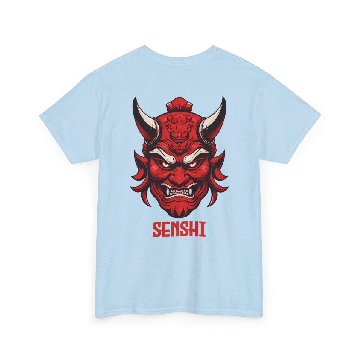 Unique Warrior Senshi T - Shirt mit Oni - Maske - TeeGerDesign - T - Shirt - Crew neck