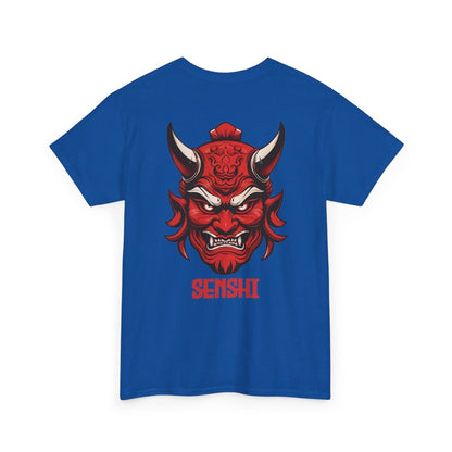 Unique Warrior Senshi T - Shirt mit Oni - Maske - TeeGerDesign - T - Shirt - Crew neck