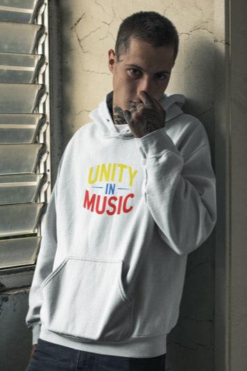 Unity in Music Hoodie - TeeGerDesign - Hoodie - DTG