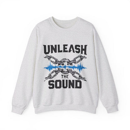 Unleash the Sound Sweatshirt - TeeGerDesign - Sweatshirt - Crew neck