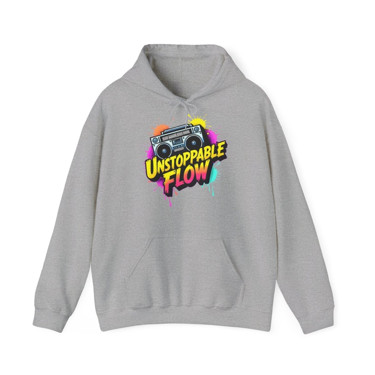 Unstoppable Flow - Boombox Hoodies - TeeGerDesign - Hoodie - DTG