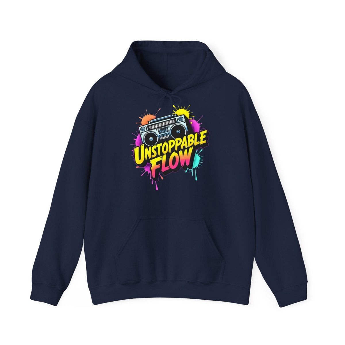 Unstoppable Flow - Boombox Hoodies - TeeGerDesign - Hoodie - DTG