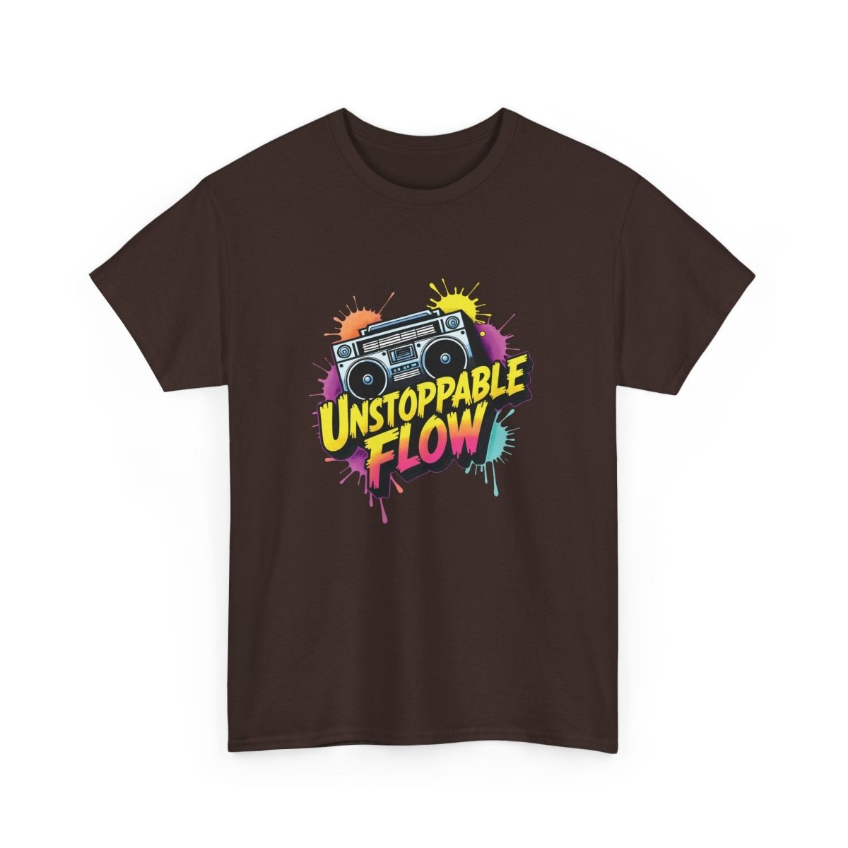 Unstoppable Flow - Boombox T-Shirt - TeeGerDesign - T-Shirt - Crew neck