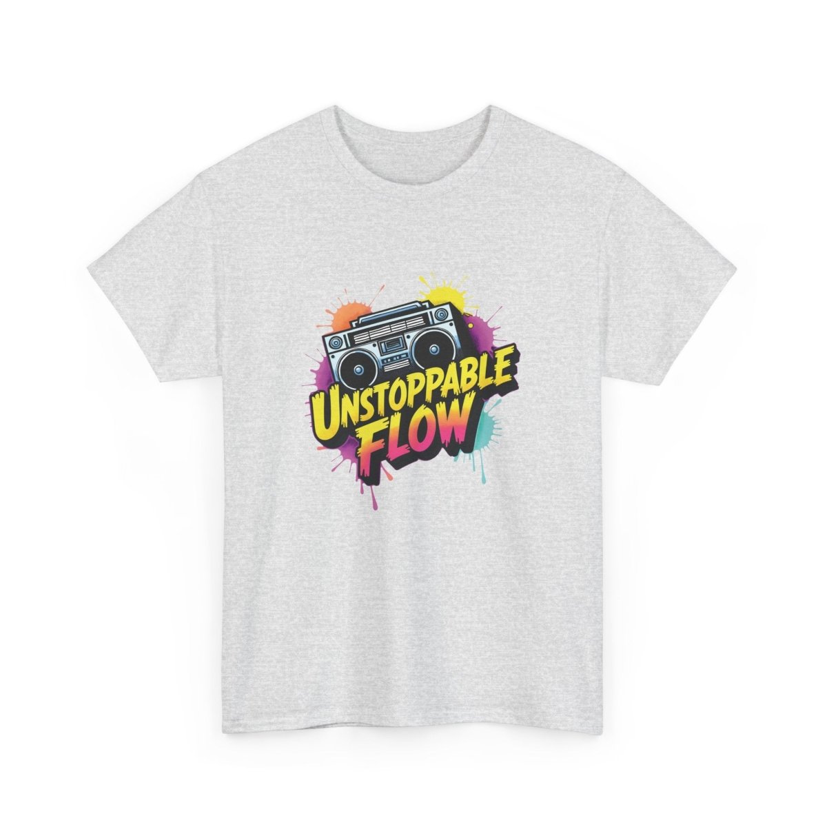 Unstoppable Flow - Boombox T-Shirt - TeeGerDesign - T-Shirt - Crew neck