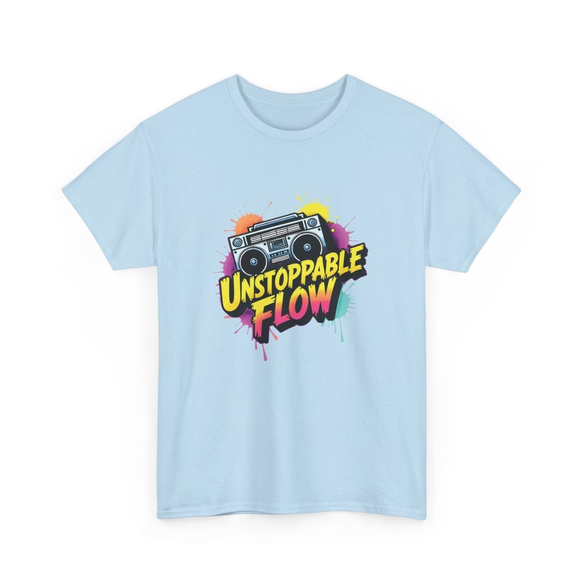 Unstoppable Flow - Boombox T-Shirt - TeeGerDesign - T-Shirt - Crew neck