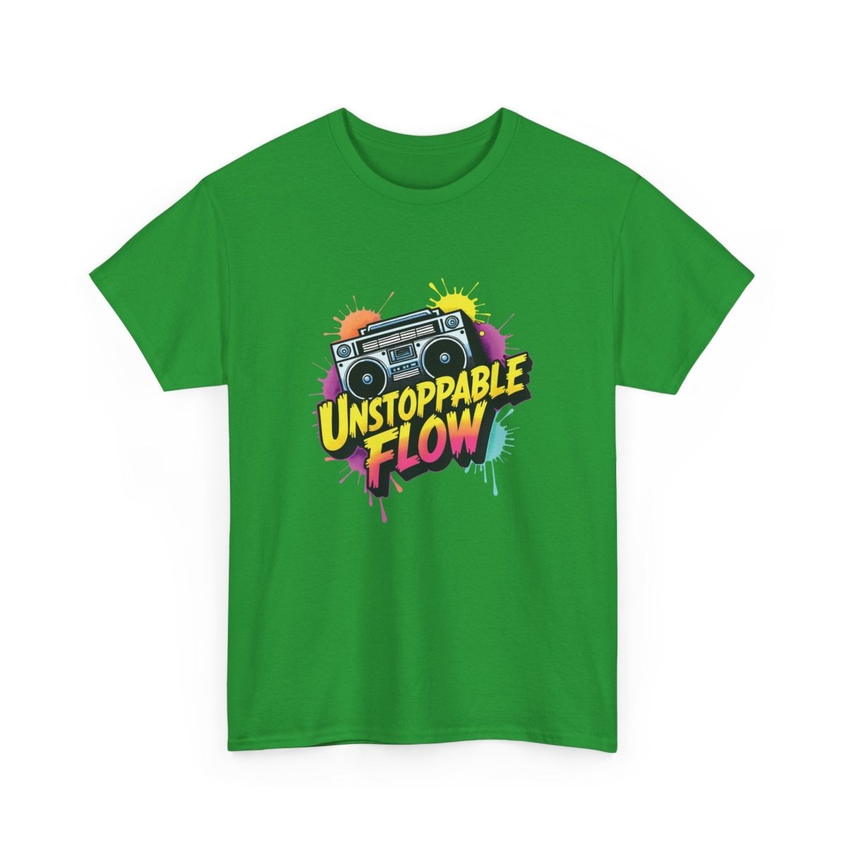 Unstoppable Flow - Boombox T-Shirt - TeeGerDesign - T-Shirt - Crew neck