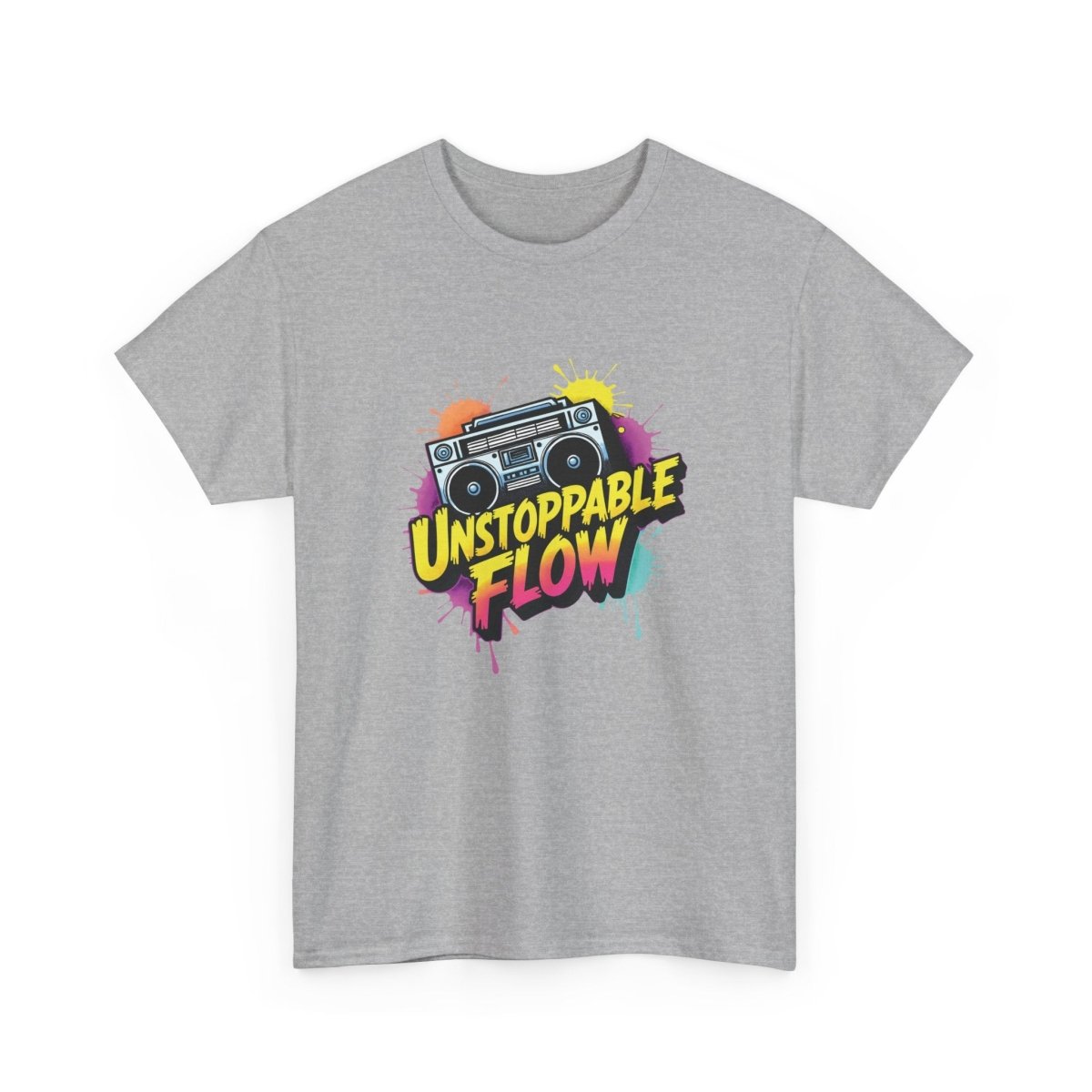 Unstoppable Flow - Boombox T-Shirt - TeeGerDesign - T-Shirt - Crew neck