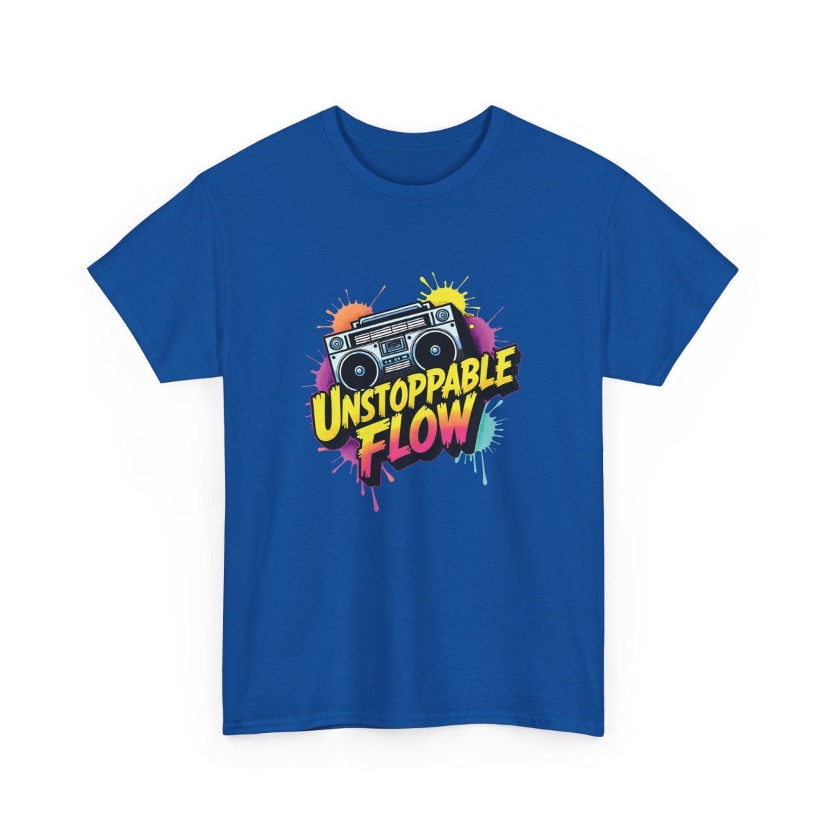 Unstoppable Flow - Boombox T-Shirt - TeeGerDesign - T-Shirt - Crew neck