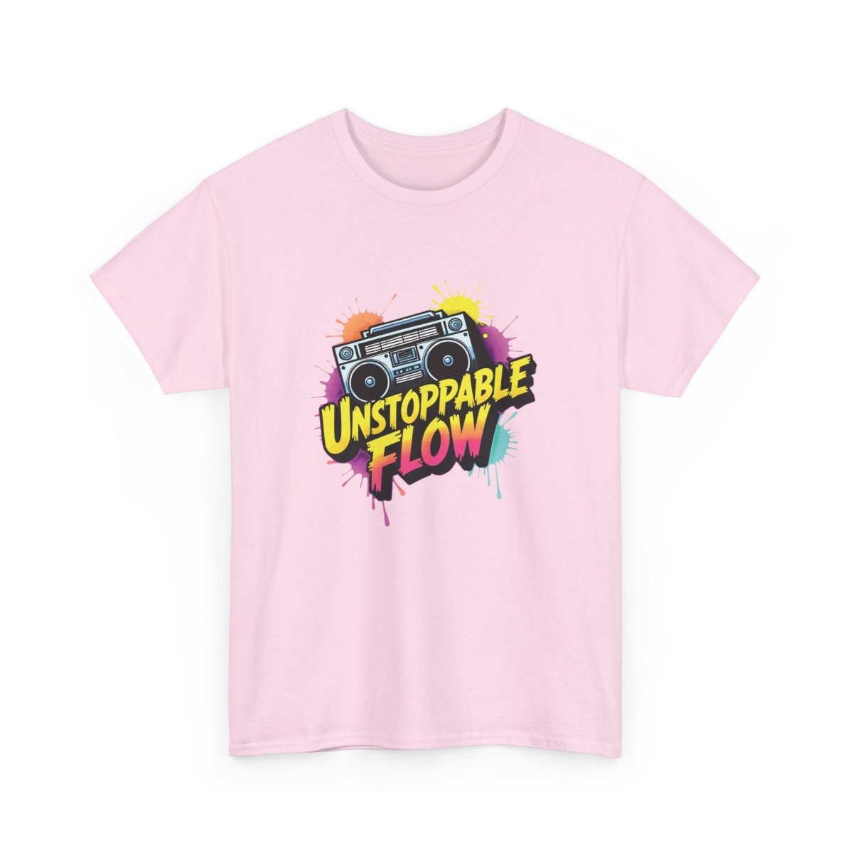 Unstoppable Flow - Boombox T-Shirt - TeeGerDesign - T-Shirt - Crew neck