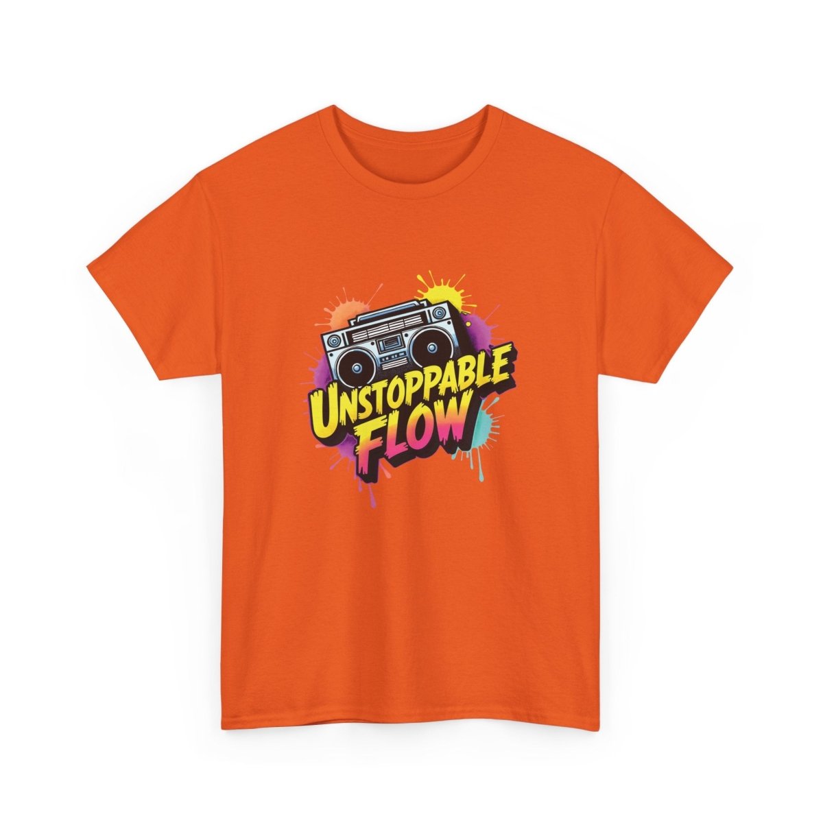 Unstoppable Flow - Boombox T-Shirt - TeeGerDesign - T-Shirt - Crew neck