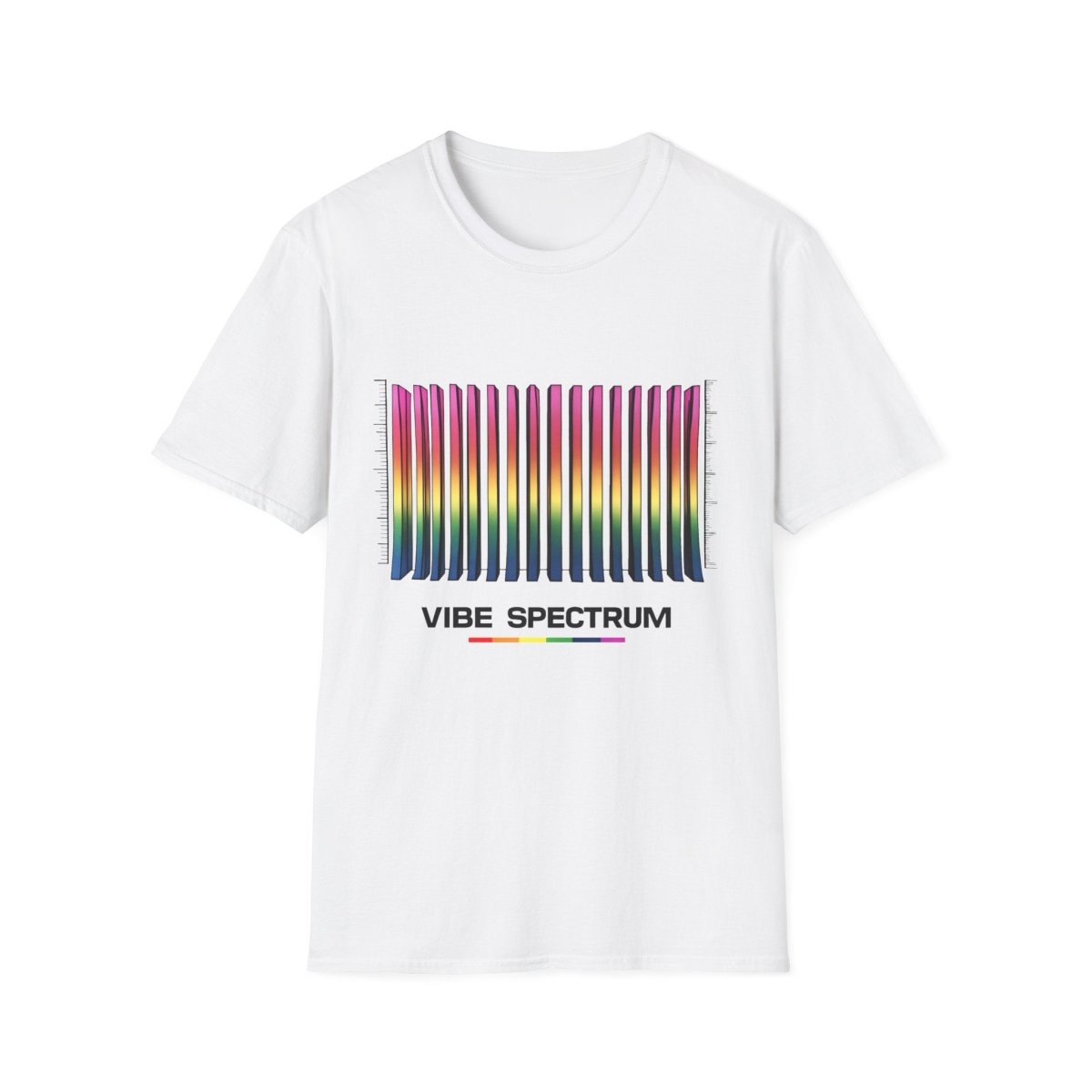 Vibe Spectrum T-Shirt – Farbenfrohes Design - TeeGerDesign - T-Shirt - Cotton