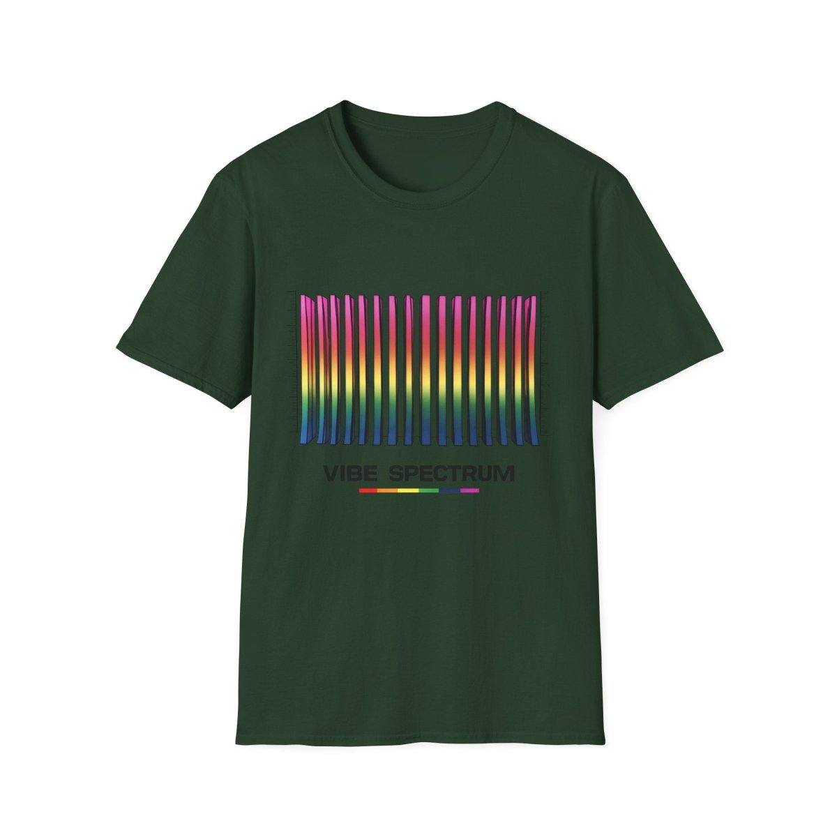 Vibe Spectrum T-Shirt – Farbenfrohes Design - TeeGerDesign - T-Shirt - Cotton