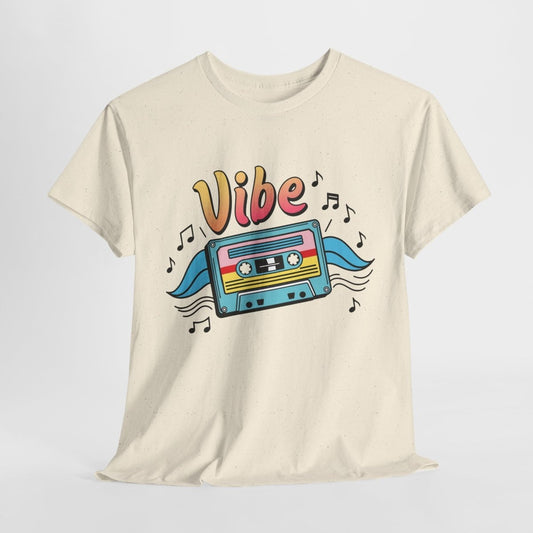 Vibe T-Shirt mit Retro - Kassette - TeeGerDesign - T-Shirt - Crew neck