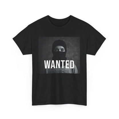 Wanted T - Shirt mit maskierter Frau - TeeGerDesign - T - Shirt - Crew neck