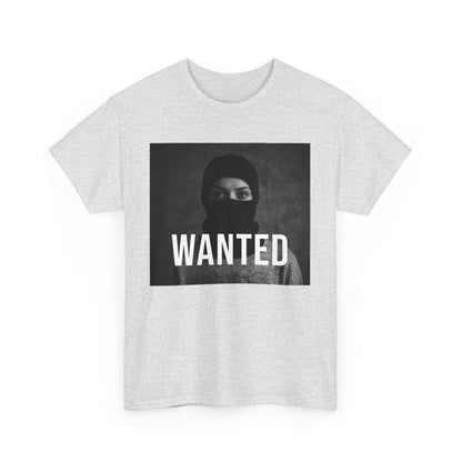 Wanted T - Shirt mit maskierter Frau - TeeGerDesign - T - Shirt - Crew neck