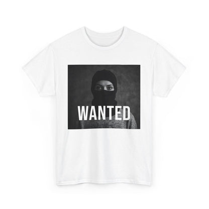 Wanted T - Shirt mit maskierter Frau - TeeGerDesign - T - Shirt - Crew neck