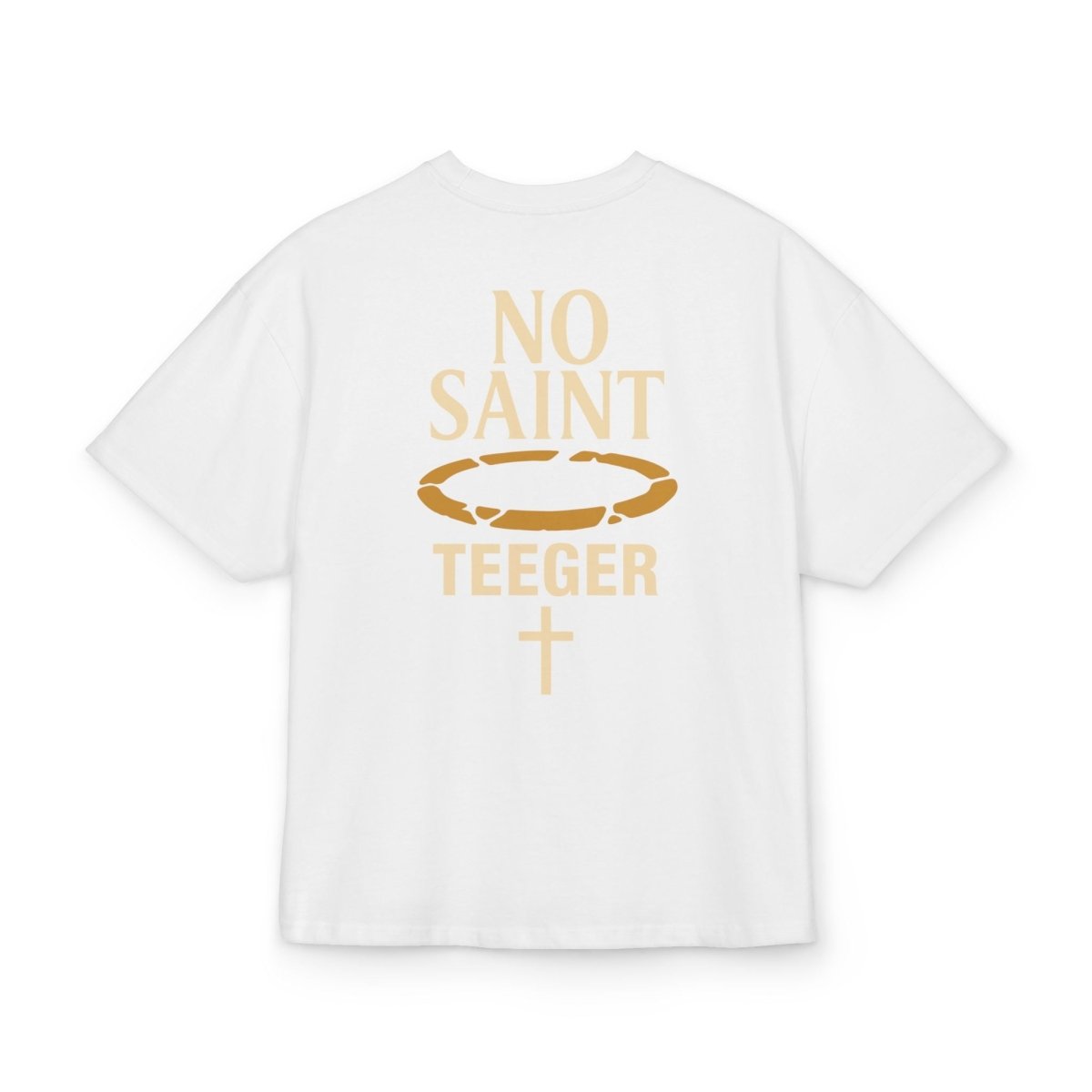 Yani TeeGer No Saint - Oversized Halo Backprint Shirt - TeeGerDesign - T-Shirt - Backprint