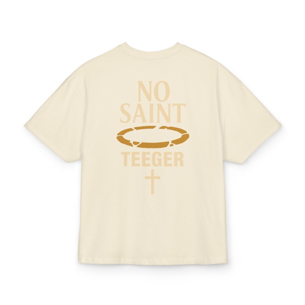 Yani TeeGer No Saint - Oversized Halo Backprint Shirt - TeeGerDesign - T-Shirt - Backprint